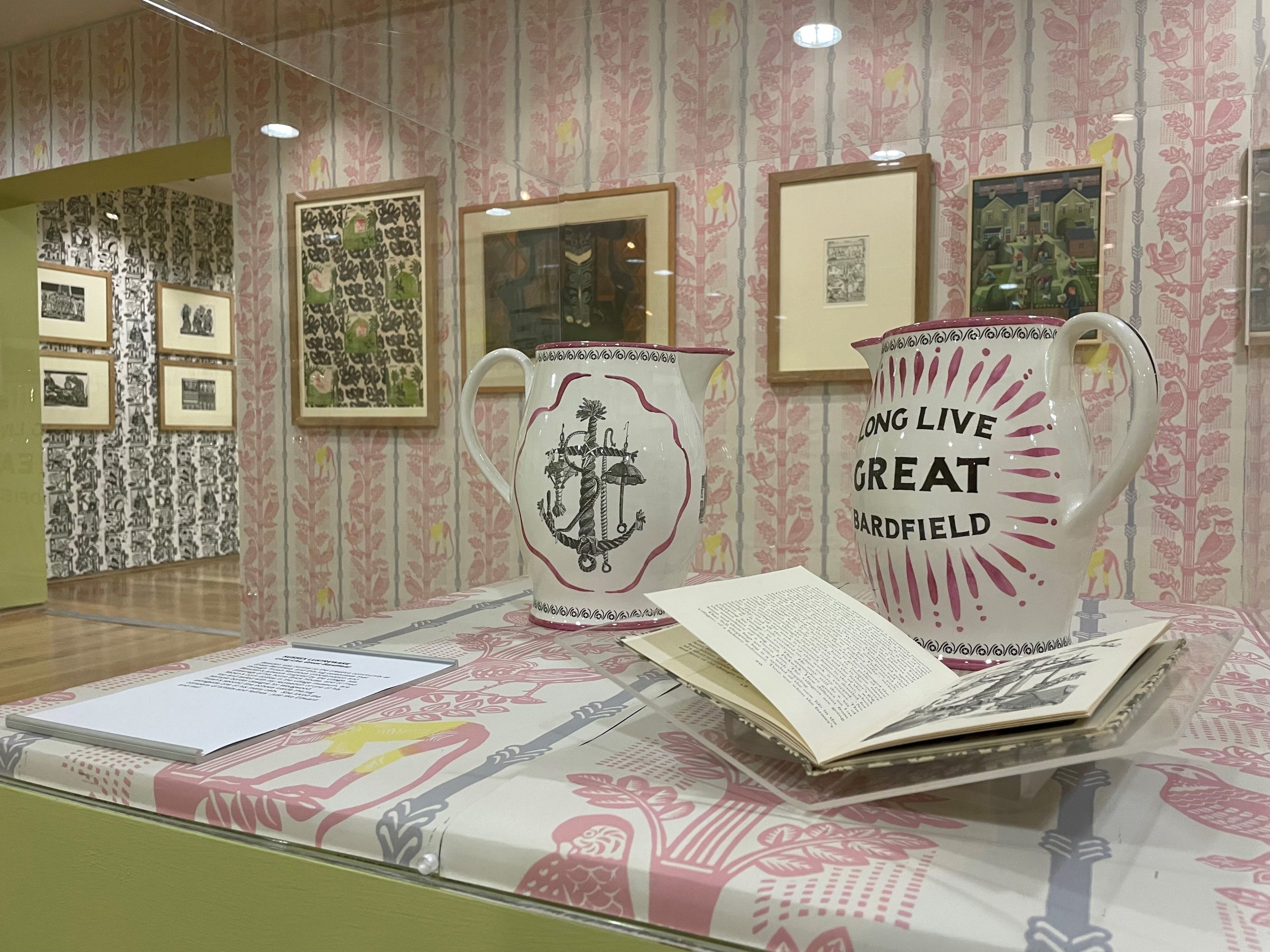 Sussex Lustreware are among the featured artists at the Edward Bawden & Me exhibition at the Higgins from 17 February. Image: The Higgins Bedford