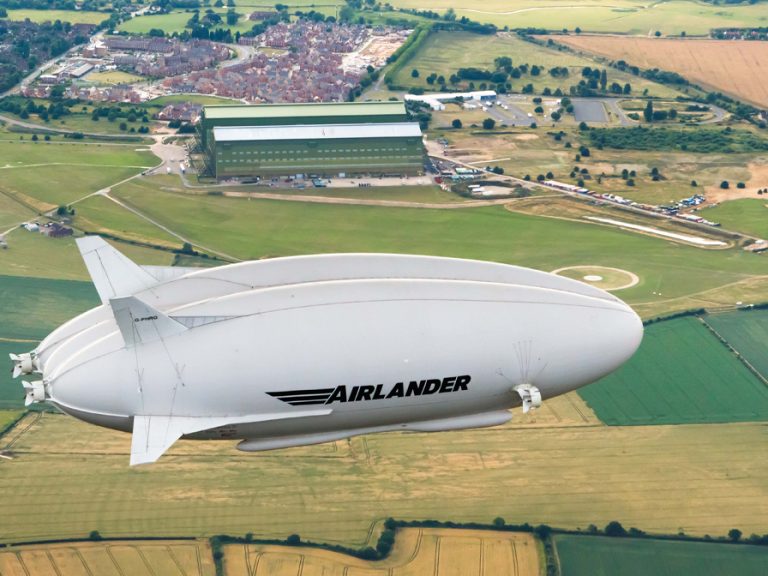 Airlander10 over Cardington. Image: Hybrid Air Vehicles Ltd