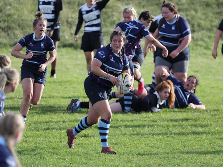 Bedford Blues Women in action