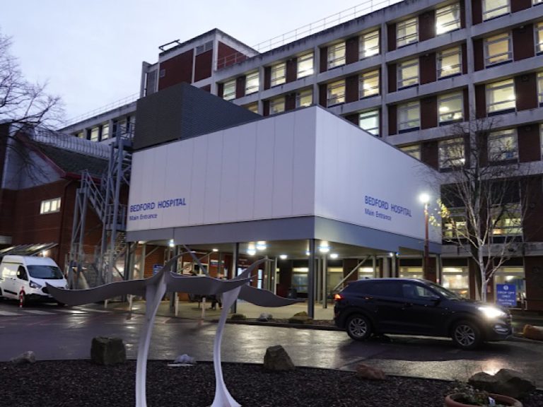Bedford Hospital Image: Dr Robert Oakley