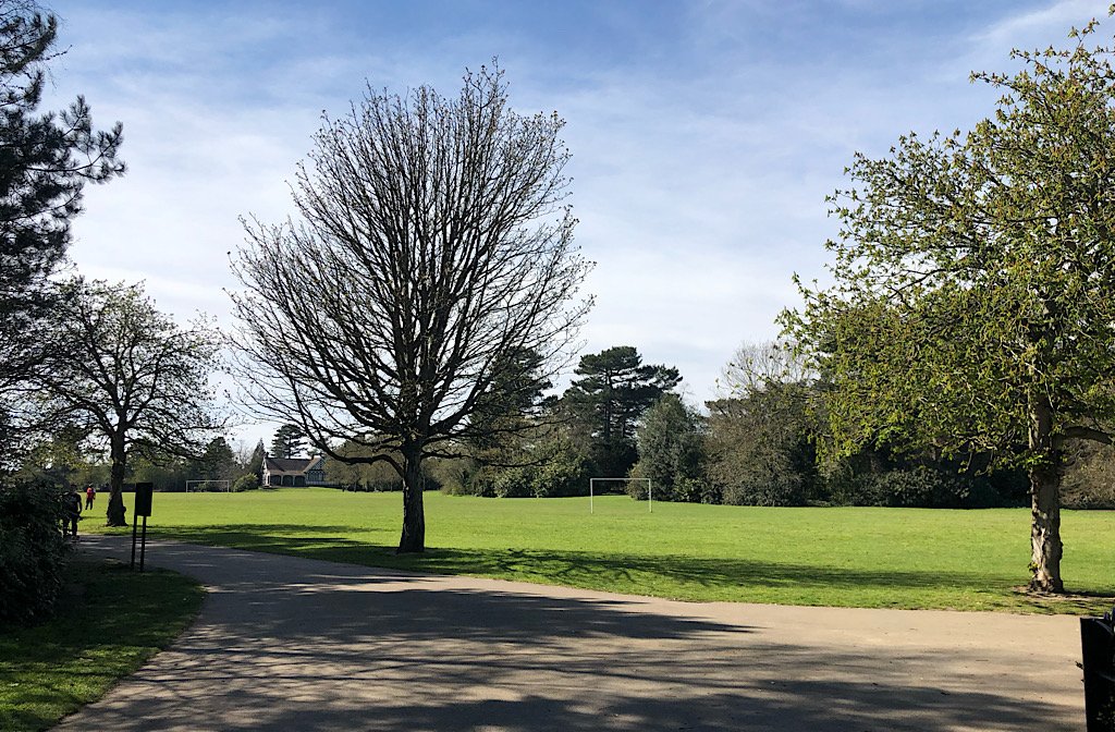 Bedford Park blue sky