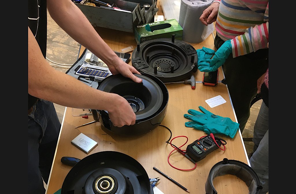 Volunteers at Bedford Repair Cafe