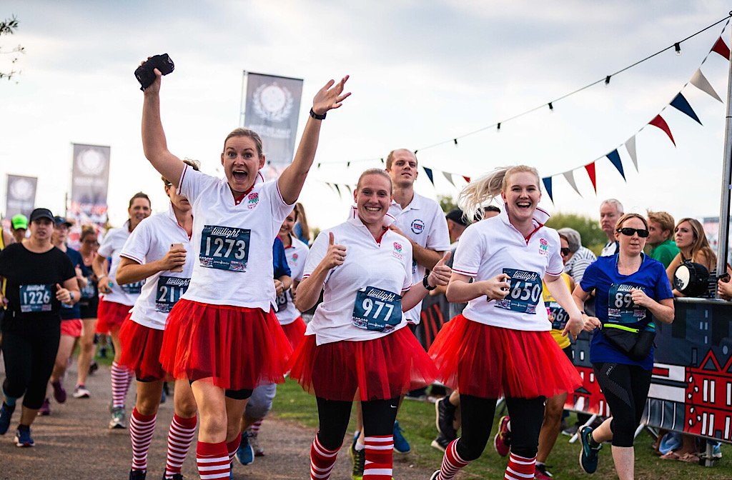 Runners taking part in Bedford Running Festival
