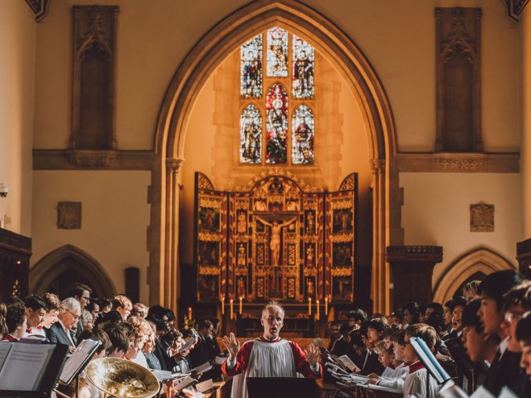 Bedford School chapel. Image: Bedford School