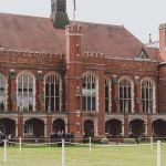 Exterior of Bedford School's main building