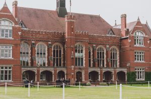 Exterior of Bedford School's main building
