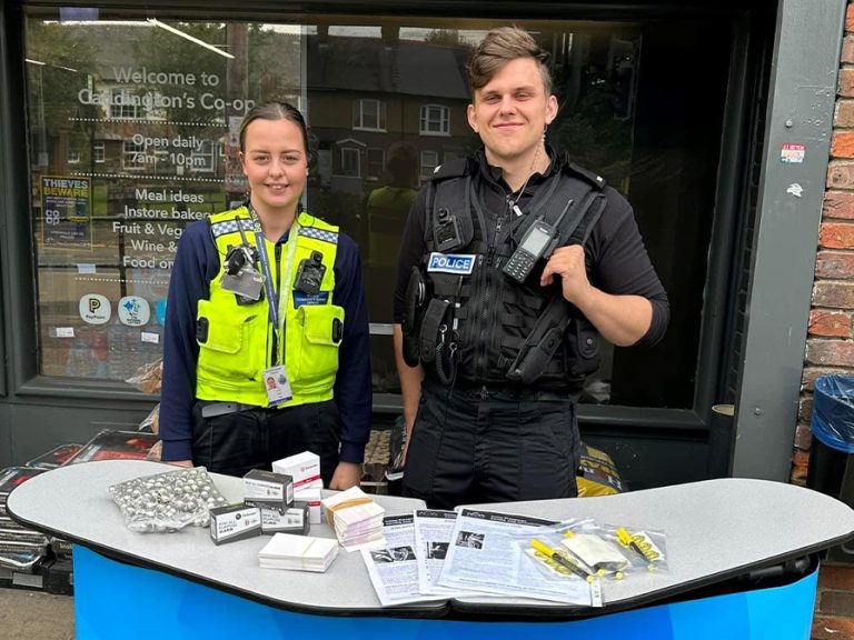 Bedfordshire Police Safer Business Stall