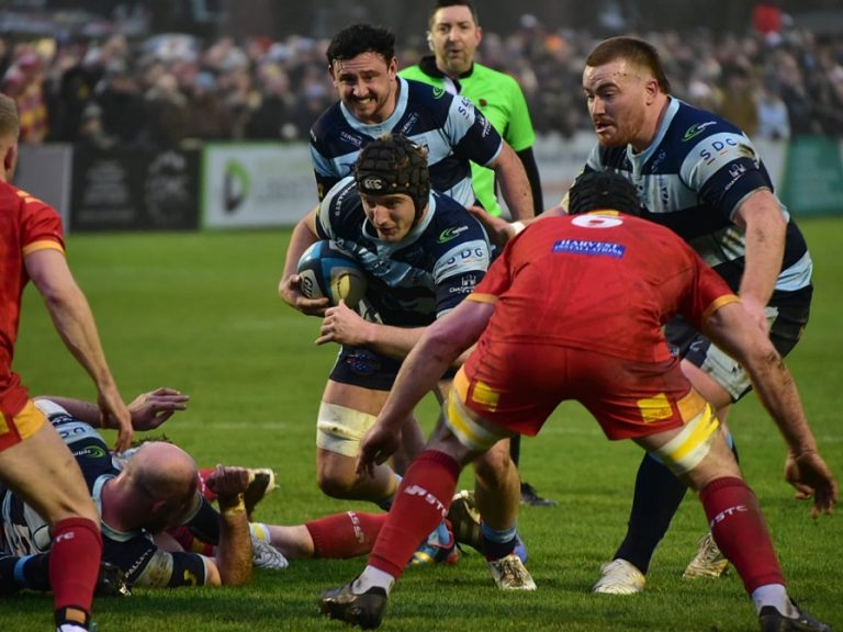 Bedford Blues in action against Cambridge