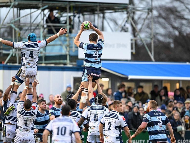 Bedford Blues face Coventry on New Years Day in 2024 at Goldington Road