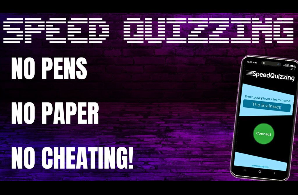 Cellar Bar speed quizzing - no pens, no paper, no cheating!