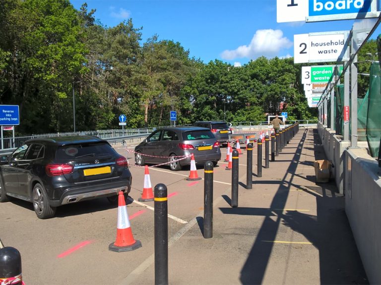 Central Bedfordshire Council HWRC Tidy Tip. Image: CBC