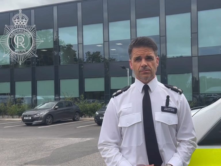 Chief Superintendent Duncan Young protest warning August 2024 screenshot