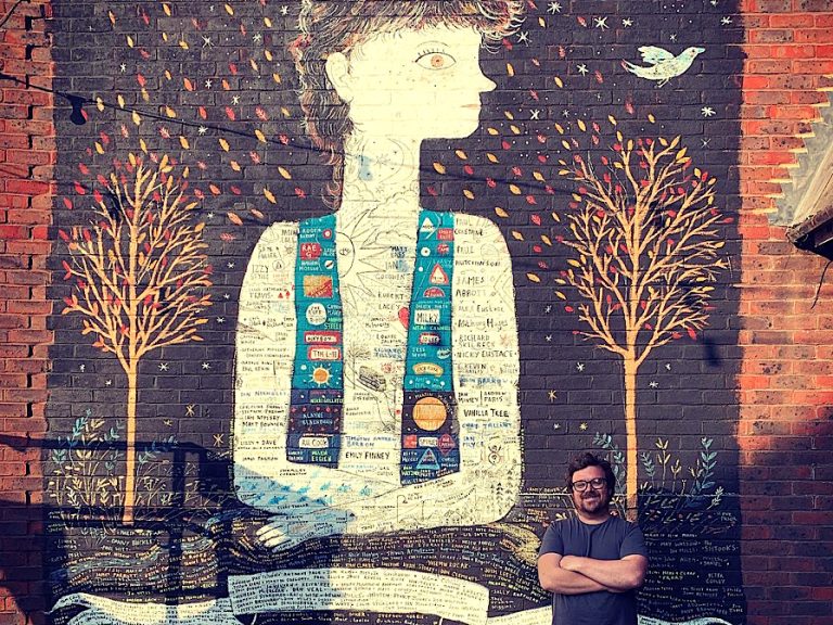 David Litchfield Esquires mural
