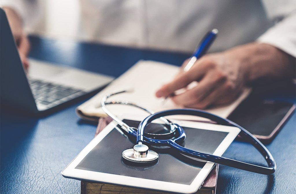 Doctor's desk and stethoscope. Image: Summit Art Creations/Shutterstock