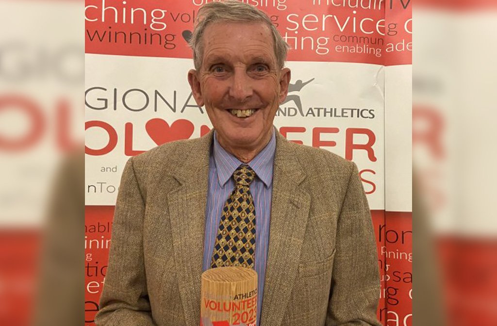 Athletics coach, Howard Darbon wins prestigious England Athletics award