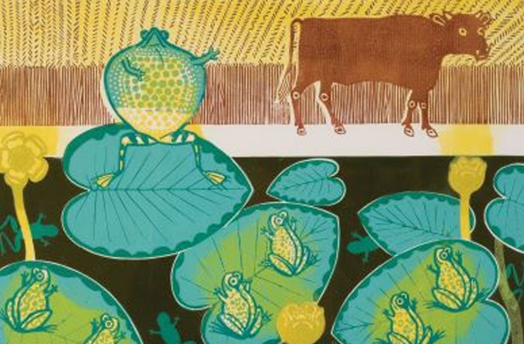 A Frog and an Ox by Edward Bawden