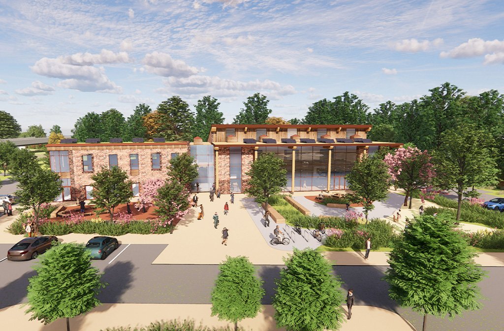 Artist's impression of Grace Community Hub in Kempston. Image: Grace Community Church