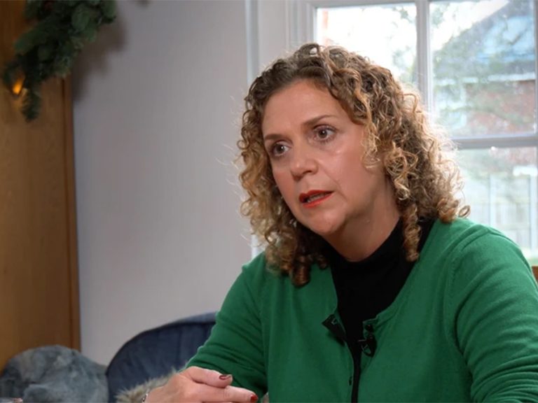 Hannah Ingram Moore during her interview with GB News. Image: GB News