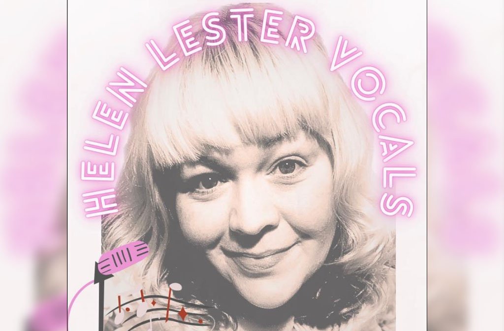 A headshot of the singer Helen Lester