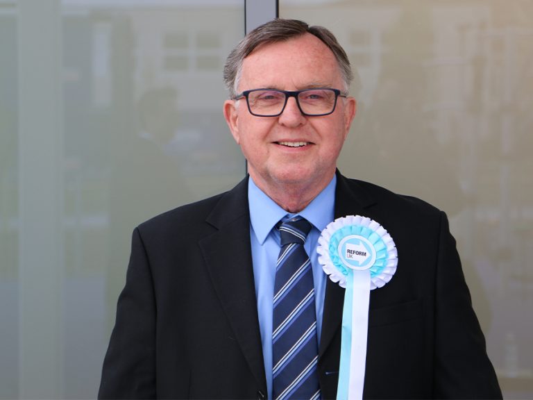 Houghton Regis East Cllr Pat Hamill. Image: Reform UK