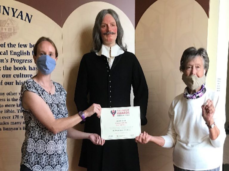 John Bunyan Museum silver owl award