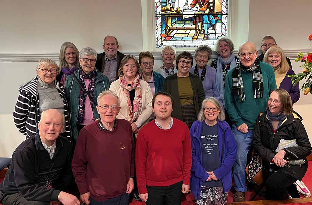 Some of the volunteers at the John Bunyan Museum. Image: John Bunyan Museum
