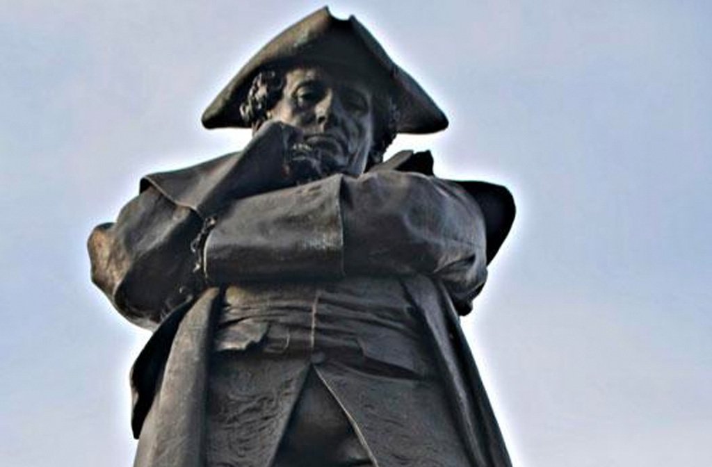 John Howard statue in St Pauls Square Bedford
