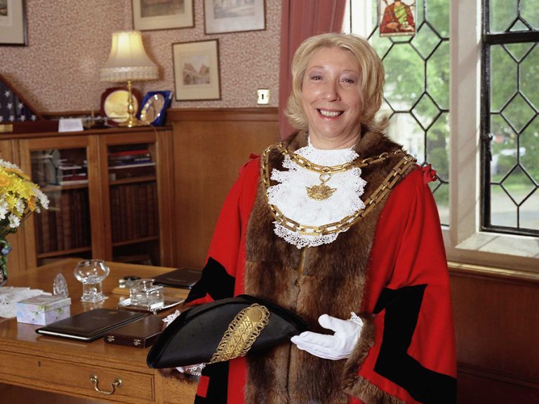 Judith Cunningham Bedford Borough's final ceremonial mayor. Image: Bedford Borough Council
