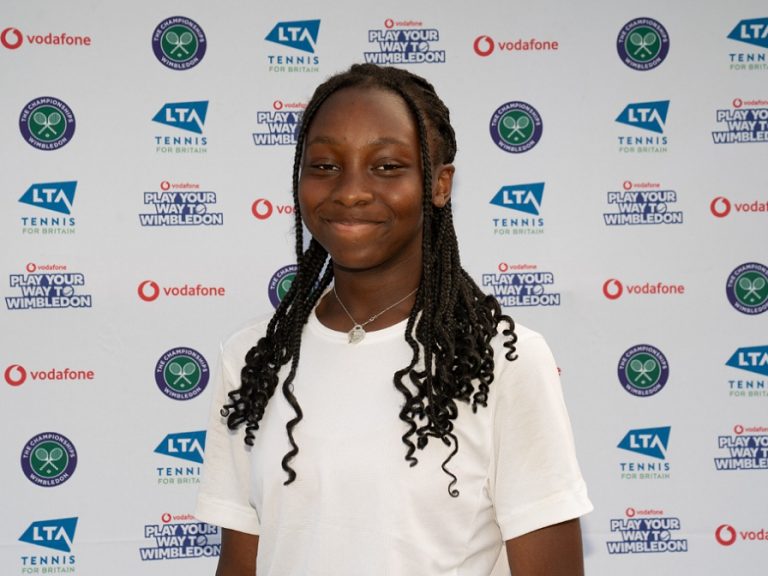 Local tennis player Lauren Rose Essome-Ngodi
