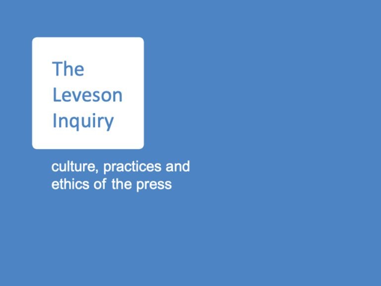 Leveson Inquiry - Report into the culture, practices and ethics of the press front cover. Image: gov.uk