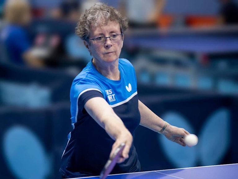 Bedford's Liz Hougton will represent the UK in the Parkinson's World Table Tennis Championships