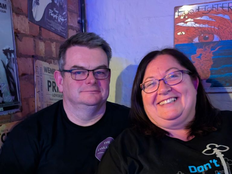Marcus and Cathy Wright of The Cellar Bar