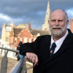 Bedford's elected mayor, Tom Wotton, pictured by Riverside Square