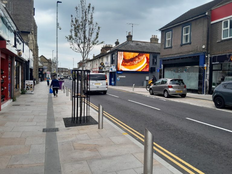 View of Midland Road after Town Deal roadworks in June 2025.