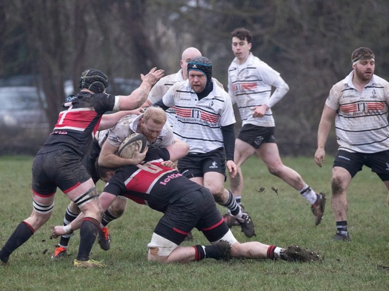 Bedford Ath in action against Oundle in January 2025