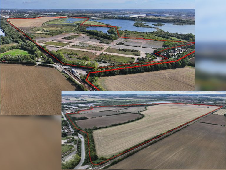 Overhead view of where the Universal Studios UK Theme Park will be. Image Kirkby Diamond
