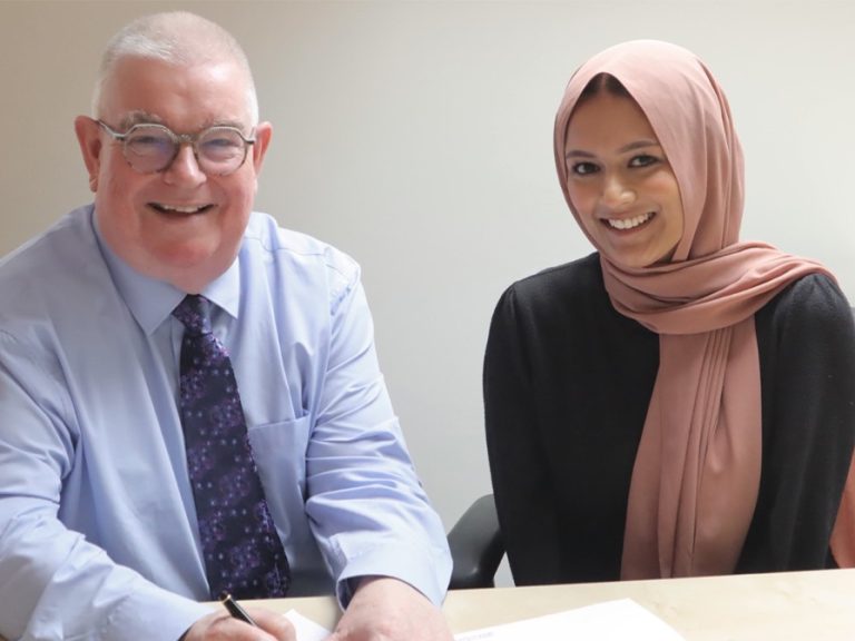 PCC John Tizard with Ms Umme Ali. Image: Labour Party