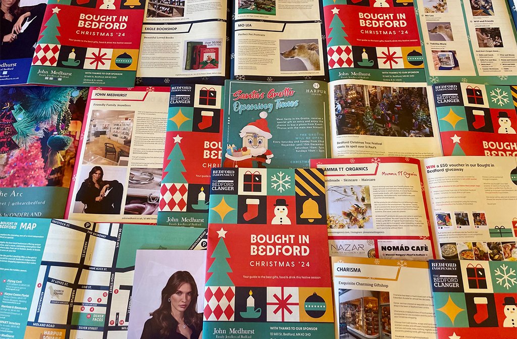 Pages of festive fun with Bought in Bedford