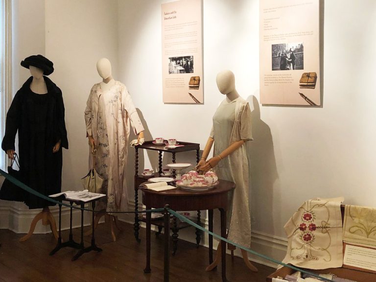 The Edwardian women exhibit at the Panacea Museum is open until 24 October 2020