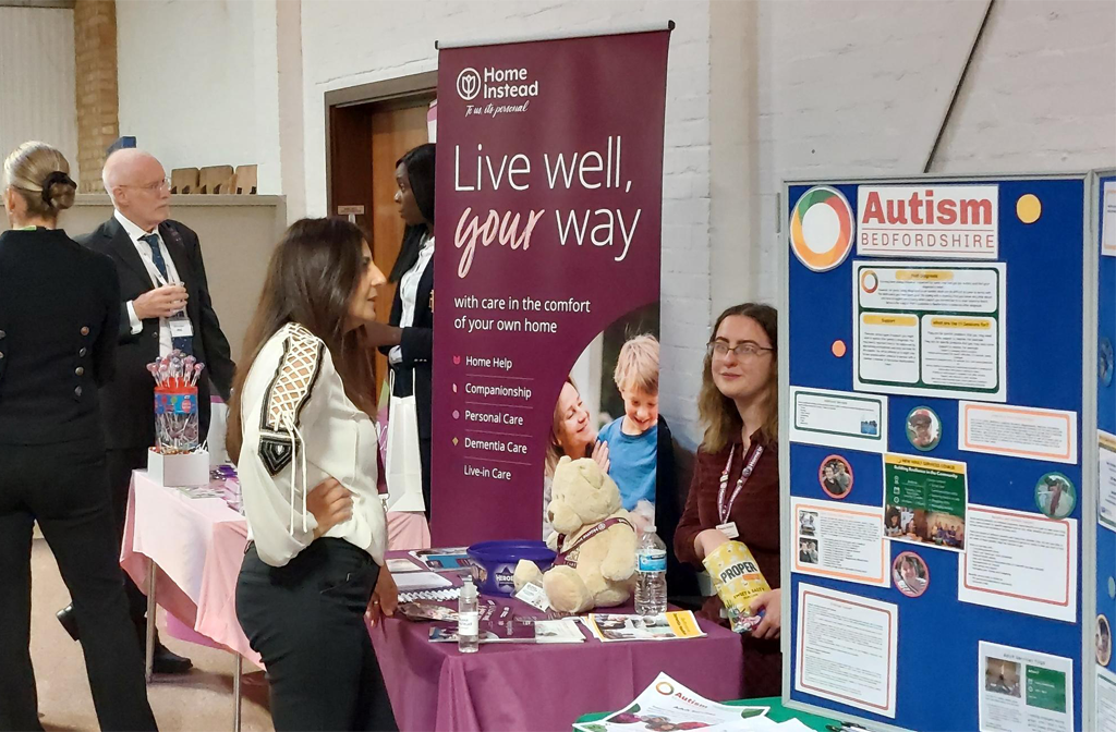Partner agencies also had stalls and gave talks so attendees could find support and access advice about a variety of subjects. Image: Carers in Bedfordshire