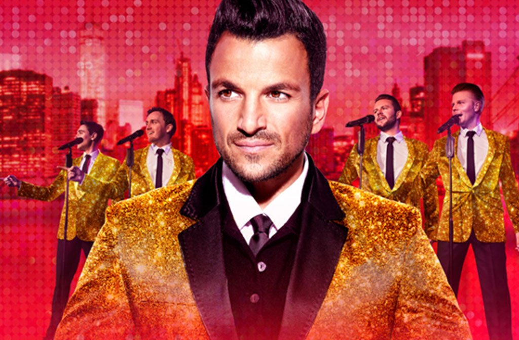 Peter Andre performs as Frankie Valli of the Four Seasons