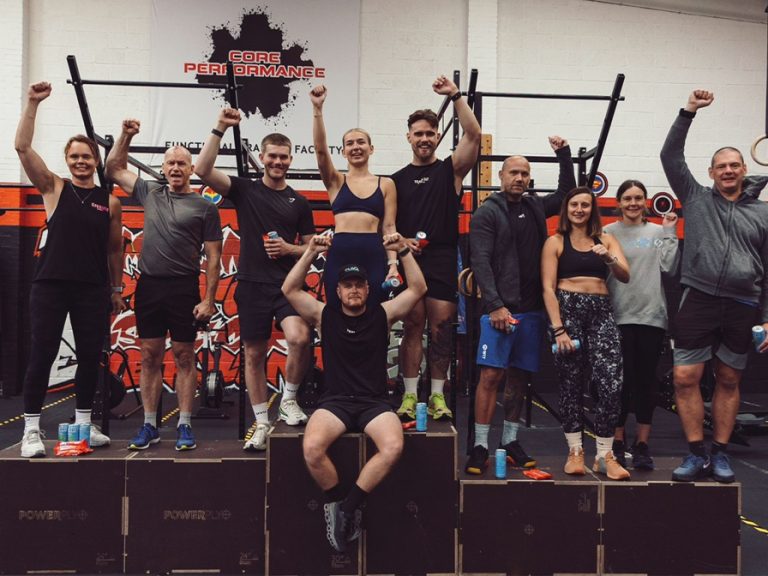 Podium winners at Core Performance's Battle Cancer event 2024. Image: Lisa Fuller