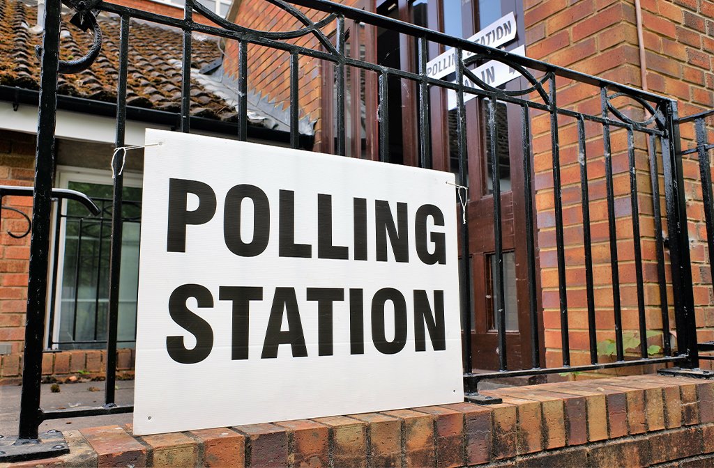 Polling Station church red brick building. Image: Peter Fleming/Adobe Stock