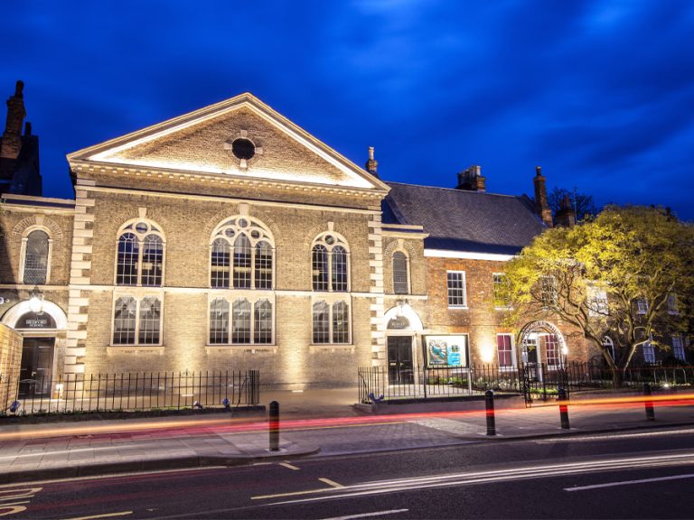 Exteriour shot of the Quarry Theatre in Bedford. Image: Bedford School