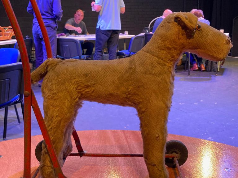 64-year-old push-along dog toy