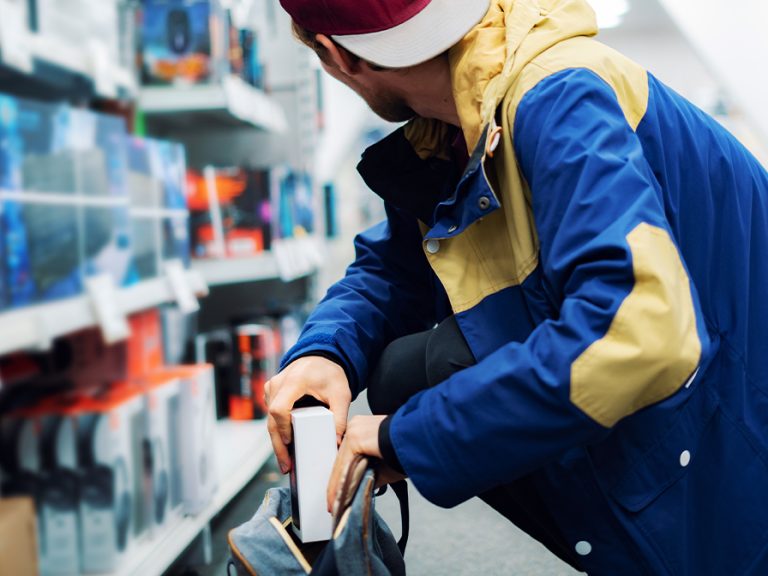 Retail crime shoplifting generic image Mihail adobe stock. Image: Mihail/Stock.Adobe