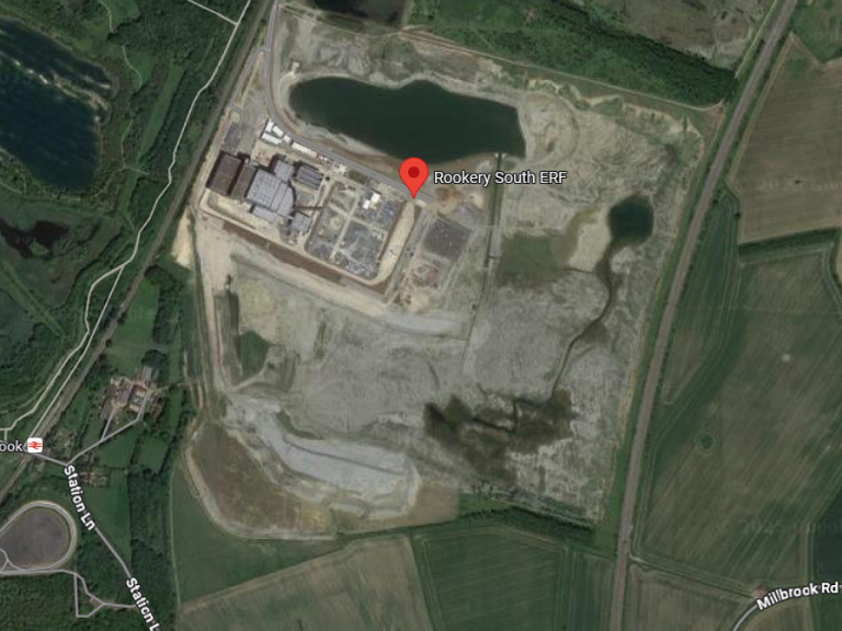 The proposed site of the Rookery South Ltd carbon capture site