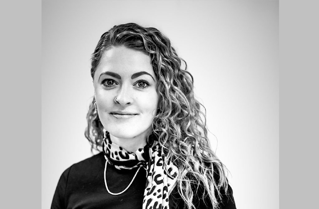 A black and white headshot of Rosanna Heasman, the owner of The Store in Bedford