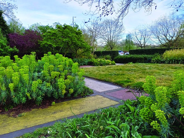 The Time Gardens in Russell Park. Image: Bedford Borough Council
