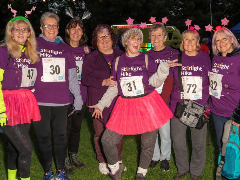 Participants of Sue Ryder's Starlight Hike. Image: Sue Ryder